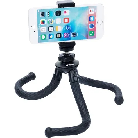 YENKEE 3in1 schwarz / Handyhalterung / 360° Aufnahmeperspektive