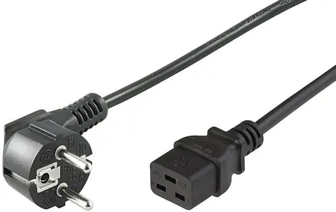 MicroConnect Netzkabel CEE 7-7 - C19 / 3M