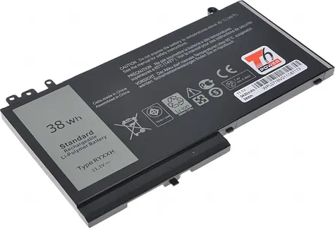 T6 Power -Akku für DELL Latitude E5450 E5550 E5250 3150 3160 (3420 mAh) / Li- POL / 3 Zellen / 3420 mAh / 38 Wh