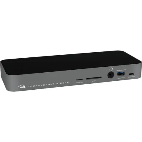 OWC Thunderbolt 3 Dock 14Port grau / Dockingstation / LAN / Mini-DP / USB 3.0 A / USB 3.0 Typ-C 