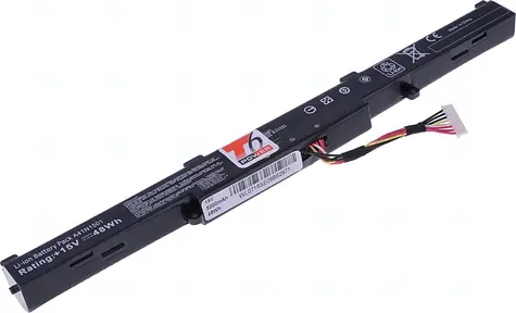 T6 Power Akku für Asus GL752 | N552 | N752 | FX553 | G553 | GL553 / 2600 mAh / 37 Wh / 4 Zellen / Li ION