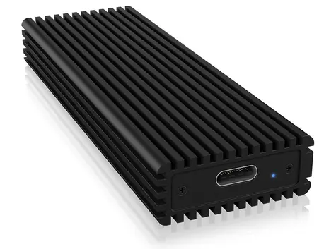 Icy Box IB-1816M-C31 schwarz / Externe Box für M.2 SSD / PCIe NVMe / USB3.1 Typ-C