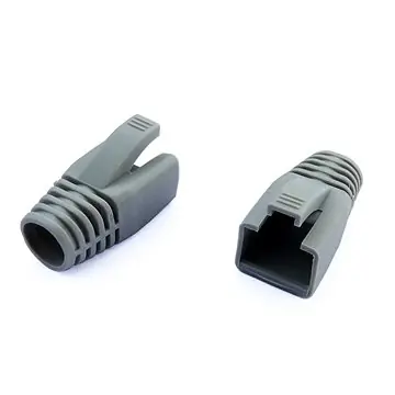 DATACOM Abdeckung für RJ45 (CAT6A & CAT7) grau (10 Stück) 