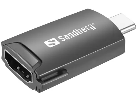 Sandberg USB-C auf HDMI Adapter / 4K30Hz / USB-C Stecker / HDMI Buchse / schwarz