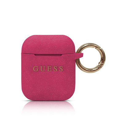 Guess Silikonhülle für Apple Airpods Fuchsia