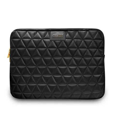 Guess Gesteppte Laptoptasche 13" schwarz / ECO-Leder