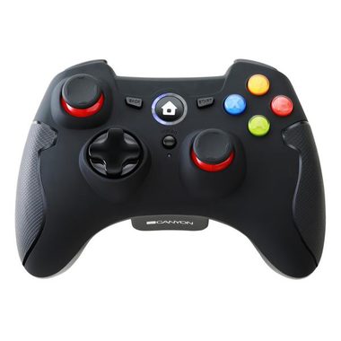 Canyon 3 in 1 kabelloses Gamepad schwarz / 4-Wege-D-Pad / 15 Tasten / 2,4 GHz / 2x AA