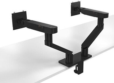 DELL MDA20 VESA-Halterung für zwei Monitore 19"-27" / VESA / Neigung -35° +80° / Drehung -90° +90° / Tragkraft 10kg