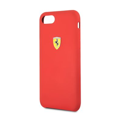 Ferrari SF Silikonhülle für Apple iPhone 8 & SE2020 rot