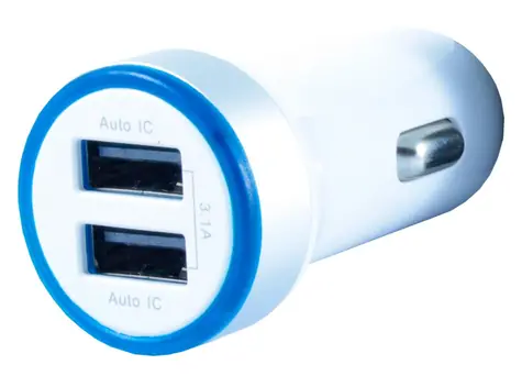 CUBE1 CL Ladegerät SMART IC (3,1A) weiß / 2x USB