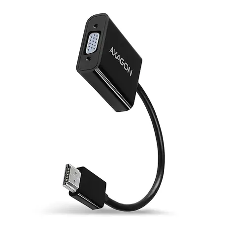 Axagon RVH-VGAN, HDMI -> VGA-Reduzierer/Adapter, FullHD, Audioausgang, Micro-USB z.B. Stecker