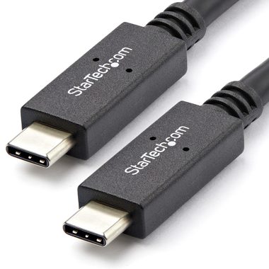 StarTech USB-C Kabel mit Power Delivery 5A schwarz / 10Gbps / 1m