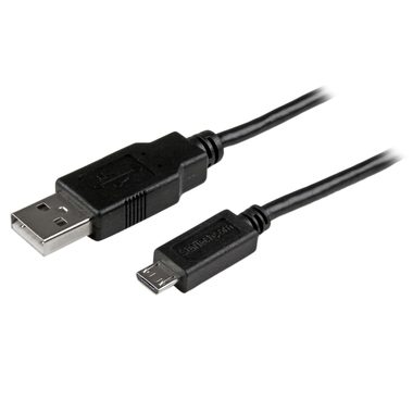 StarTech Kabel MicroUSB auf USB-A schwarz / 480 Mbit/s / 2m