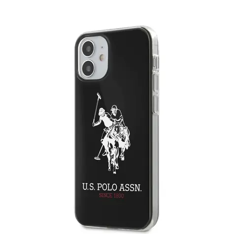 US Polo PC & TPU Big Horse Cover für Apple iPhone 12 mini schwarz