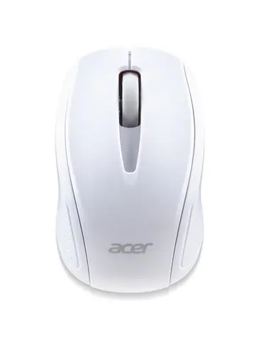 Acer G69 weiß / kabellose optische Maus / 1600 DPI / 2,4 GHz / 3 Tasten 