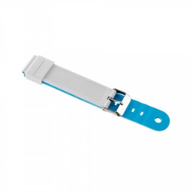 Lamax WatchY2 Blau weißes Armband weiß / Silikonarmband für Lamax WatchY2