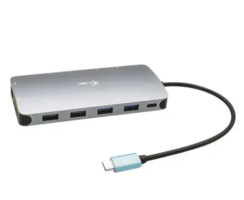 i-TEC USB-C Metal Nano 3x D +PD 100W / Dockingstation / 1x HDMI / 2x DP / 1xUSB-C & 2x USB3.0 & 2x USB 2.0 / LAN
