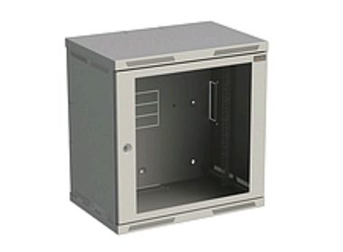 Solarix SENSA-12U-64-11-G / Wandschrank SENSA 12U 400mm / Glastür / RAL 7035
