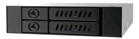 Chieftec CMR-225 Backplane für 3,5"-Steckplatz für 2x 2,5" HDD & SSD / SATA III / Hot-Swap