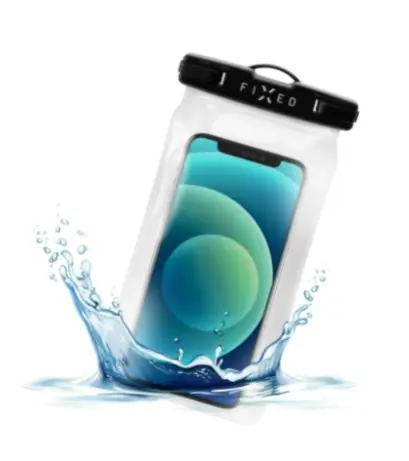 FIXED Float Wasserdichte schwimmende Handyhülle mit hochwertigem Verschlusssystem und IPX8-Zertifizierung schwarz