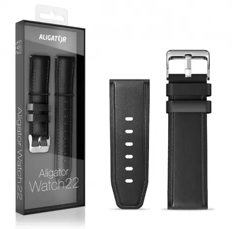Aligator 22mm schwarz