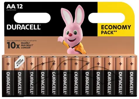 Duracell - Basic AA-Batterie 12 Stk