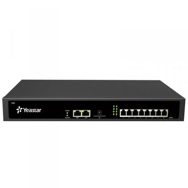 Yeastar IP PBX S50 schwarz / 50 Benutzer / 25 Anrufe / bis zu 8 Ports für FXS & GSM & FXO & BRI