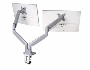 Kensington Zweiarmige SmartFit-Monitorhalterung weiß / 13" bis 32" / bis 9 kg / Höhe 170-505 mm