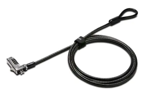 Kensington Slim Laptop-Zahlenschloss / 4-stelliger Zahlencode 