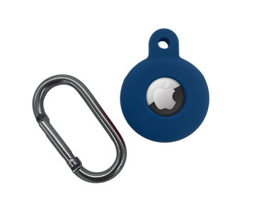CPA Silikonhülle mit Haken für Apple AirTag blau