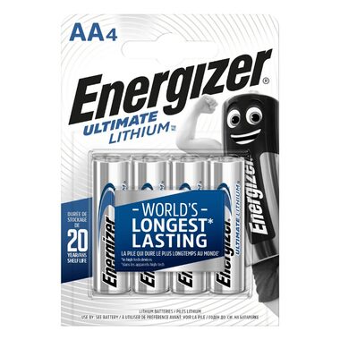 Energizer Ultimate Lithium Batterie - Bleistift AA 4 Stk