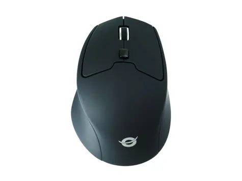 Conceptronic LORCAN02B schwarz / kabellose Maus / Bluetooth 5.0 / 6 Tasten / 1600 DPI