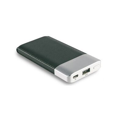 RealPower PB-4000 FASHION schwarz / Powerbank 4000 mAh / USB / 5V / 2A