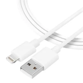 Tactical Smooth-Thread Cable USB-A - Lightning 1 m weiß
