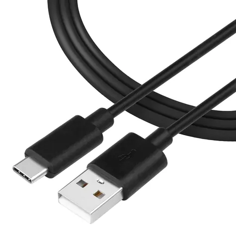 Tactical Smooth Thread Cable USB-A - USB-C 2 m schwarz / Nachverkauf