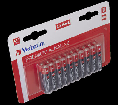 Verbatim Alkalibatterie AAA (LR03) 20 Stk