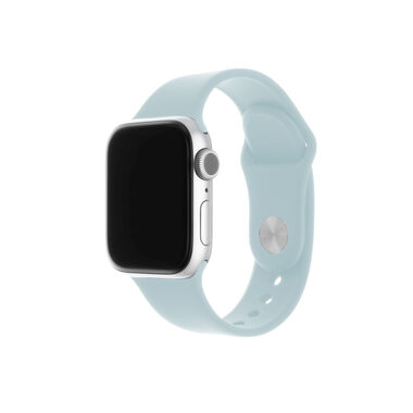 FIXED Silikonarmband Set aus Silikonbändern für Apple Watch 42 & 44 & 45 mm helltürkis