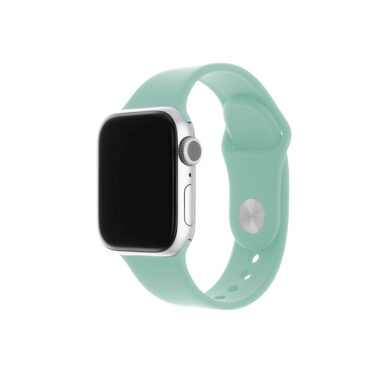 FIXED Silikonarmband Set aus Silikonbändern für Apple Watch 42 & 44 & 45 mm hellgrün