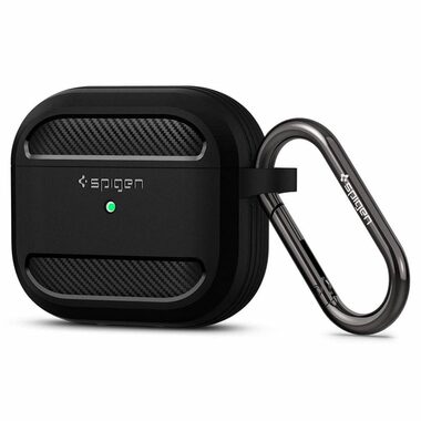 Spigen Rugged Armor Hülle für Apple AirPods 3 schwarz