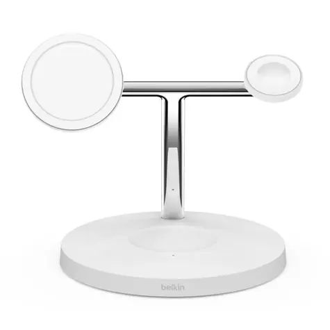 Belkin BOOSTCHARGE PRO MagSafe 3in1 Qi weiß / für iPhone, Apple Watch und AirPods