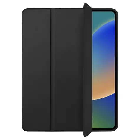 FIXED Padcover Case für Apple iPad (2018) & iPad (2017) & Air mit Standfuß in Schwarz / Sleep-and-Wake-Unterstützung 