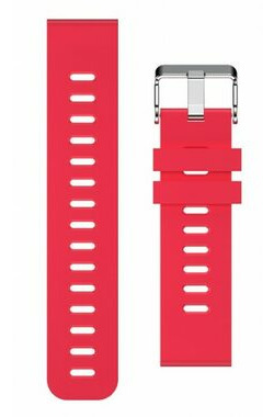 Aligator Silikonarmband 20mm rot