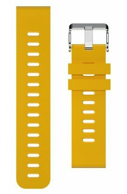 Aligator Silikonarmband 20 mm gelb