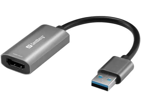 Sandberg HDMI Capture Link(F) zu USB-A 2.0 (M) Konverter     