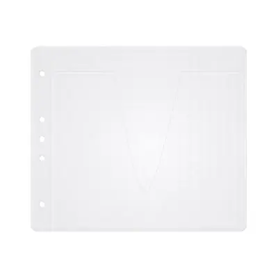 MediaRange Vlieshülle für 2x CD/DVD weiß (50 Stk.)