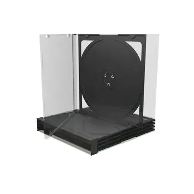 MediaRange CD Jewelcase für 2 Discs schwarz (100 Stück)