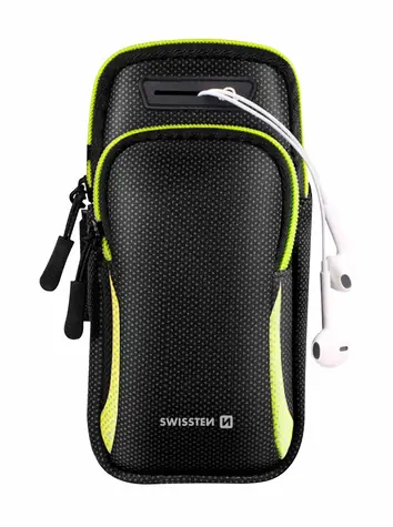 Swissten ARMBAG CASE Tasche für 6,7" schwarz / Armumfang: 26 - 44cm
