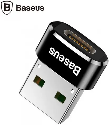 Baseus CAAOTG-01 Adapter USB-A (M) auf USB-C (F) schwarz