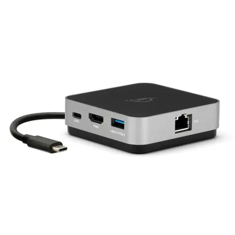 OWC USB-C Travel Dock E / USB-C Dockingstation / 2x USB-A 3.2 / 1x HDMI 2.0 / 1x GLAN / 1x USB-C / SD-Leser 