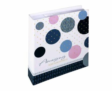 Walther Amazing Memories 13x18 (200 Fotos) blau / Memoalbum / Beschreibungsfeld